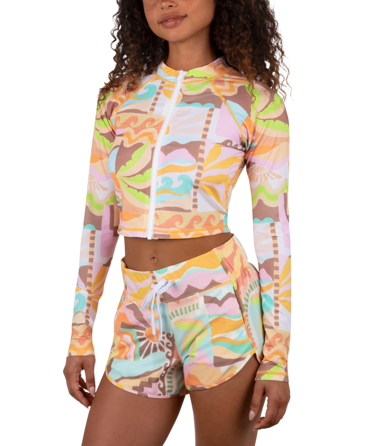 Hurley Juniors' Vacay Dreams Board Shorts In Multi