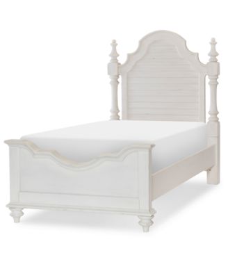 Mandeville Twin Louvered Bed, Created for Macy's.