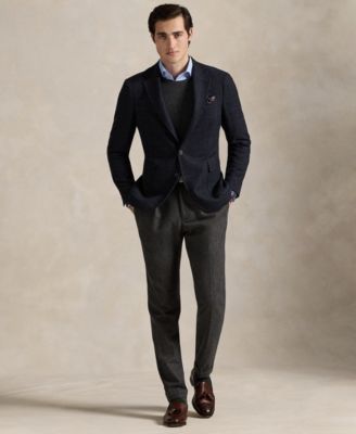 Men's Polo Modern Glen Plaid Blazer