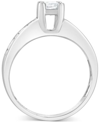 Diamond Princess-Cut Engagement Ring (1 ct. t.w.) in 14k White Gold