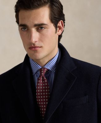 Men's Tailored Melton Topcoat