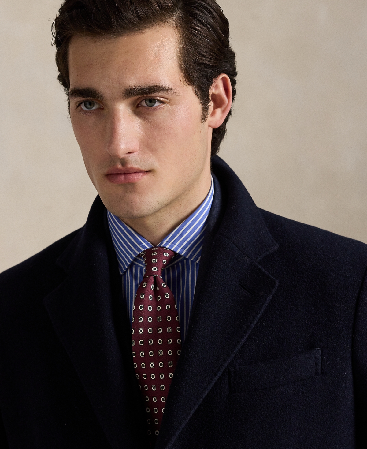 Polo Ralph Lauren Men's Tailored Melton Topcoat