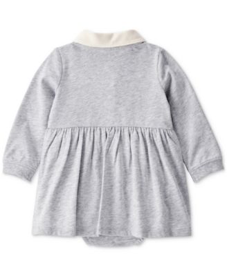 Baby Girls Varsity Polo Bodysuit Dress