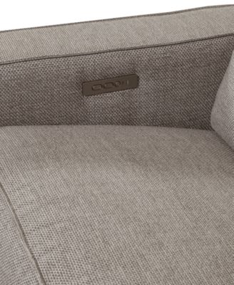 Miren 6-Pc. Fabric Sectional with 2 Power Headrest Recliners with Console, Exclusively at Macy's