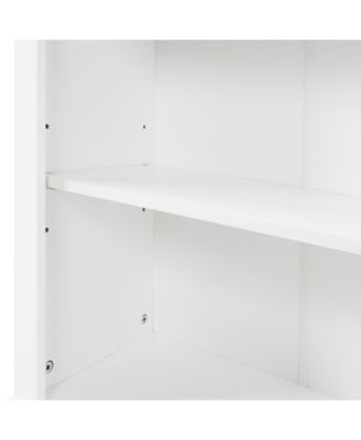 67.3"H Tall Bathroom Cabinet with Drawer, Adjustable Shelf, Painted MDF