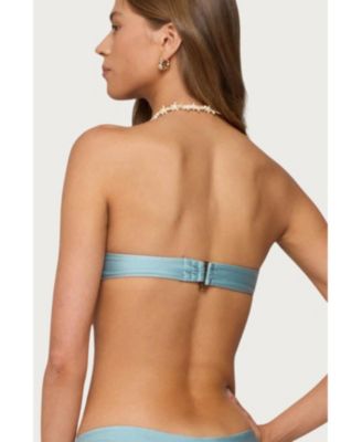 Women's Mesa Metal Ring Bandeau Bikini Top