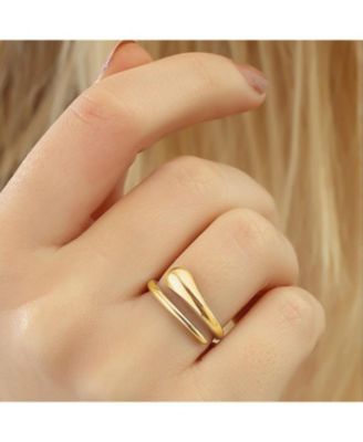 Signature Sterling Silver Stacking Snake Ring