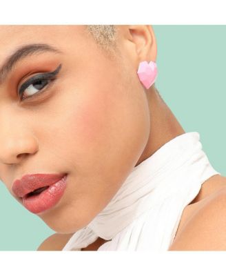 Women's Heart Stud Earrings