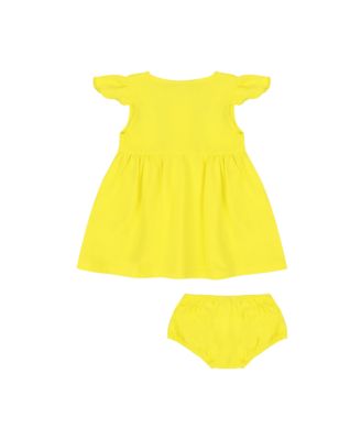 Baby Girls Vestito Dress Set - Blazing Yellow