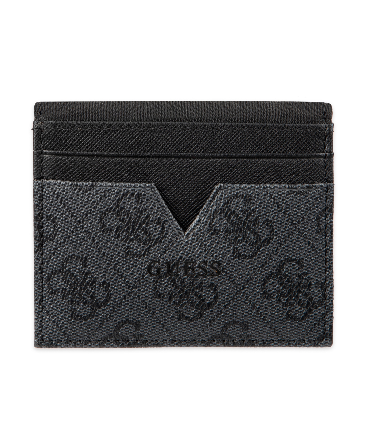 Men's Rfid Quatro G Reversible Magnetic Card Case Wallet - Black