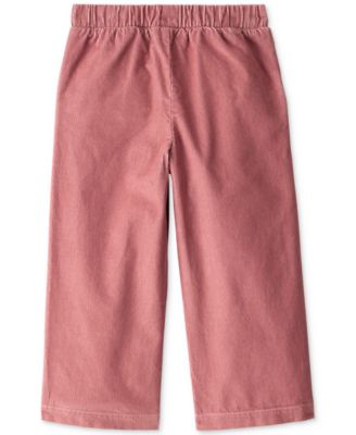 Toddler Girls Cotton Wide-Leg Pants 