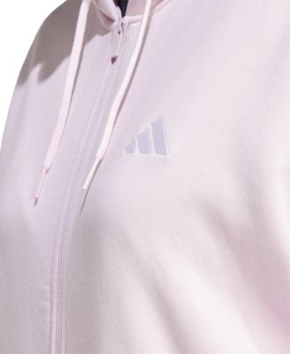 Plus Size Essentials 3-Stripes Full-Zip Fleece Hoodie