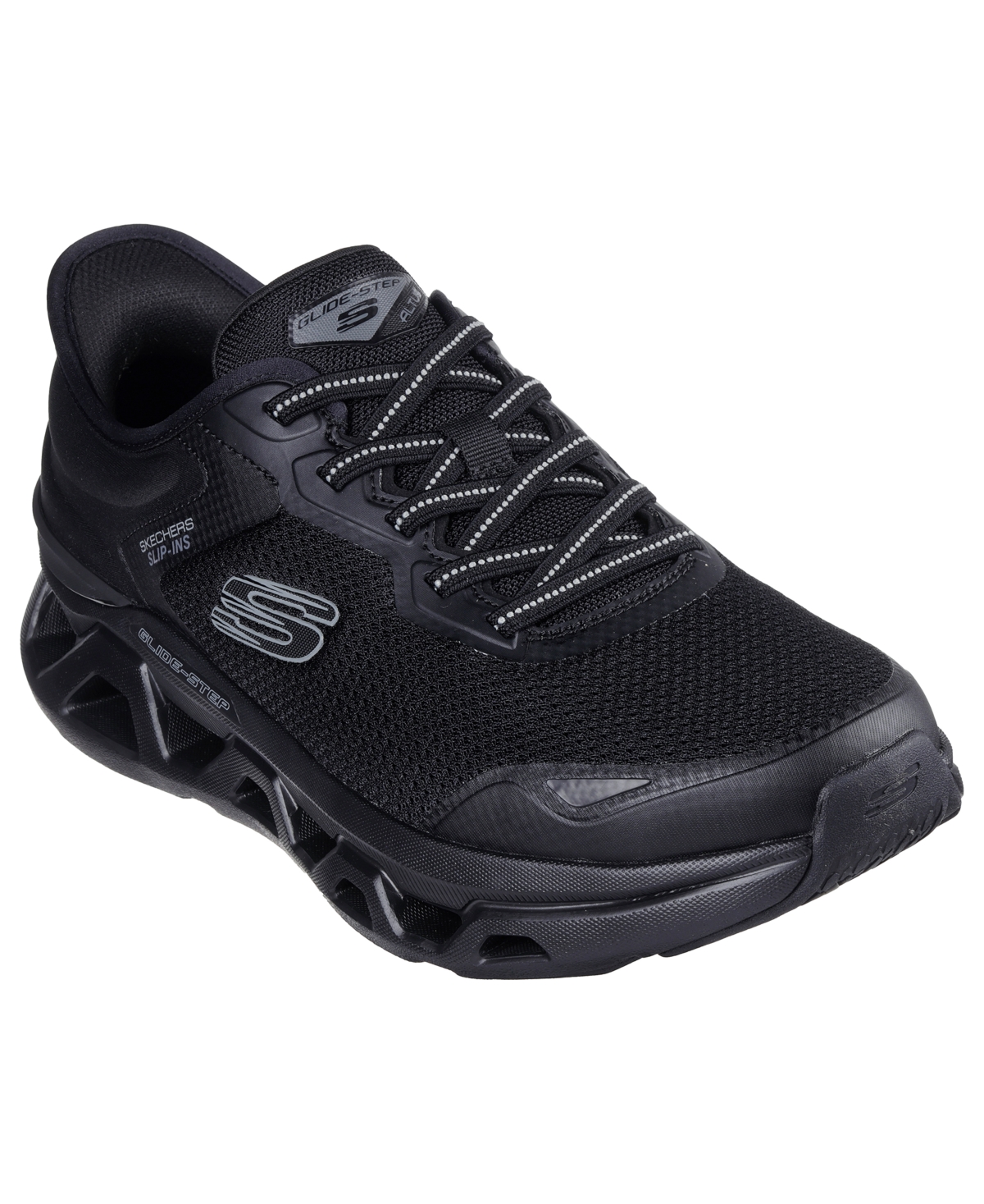 Men's Slip-Ins: Glide-Step Altus Turn Out Running Sneakers from Finish Line - Black