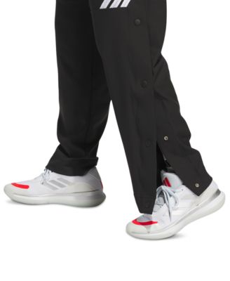 Men's Three-Stripe Woven Snap Pants