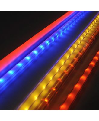 3.3" Plastic U Channel System 20PCS DEL-M031M for 11/16"W RGB Rope Light Models DEL-D50R,DEL-D100R,DEL-D150R