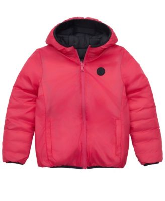 Girls Reversible Lightweight Puffer Jacket