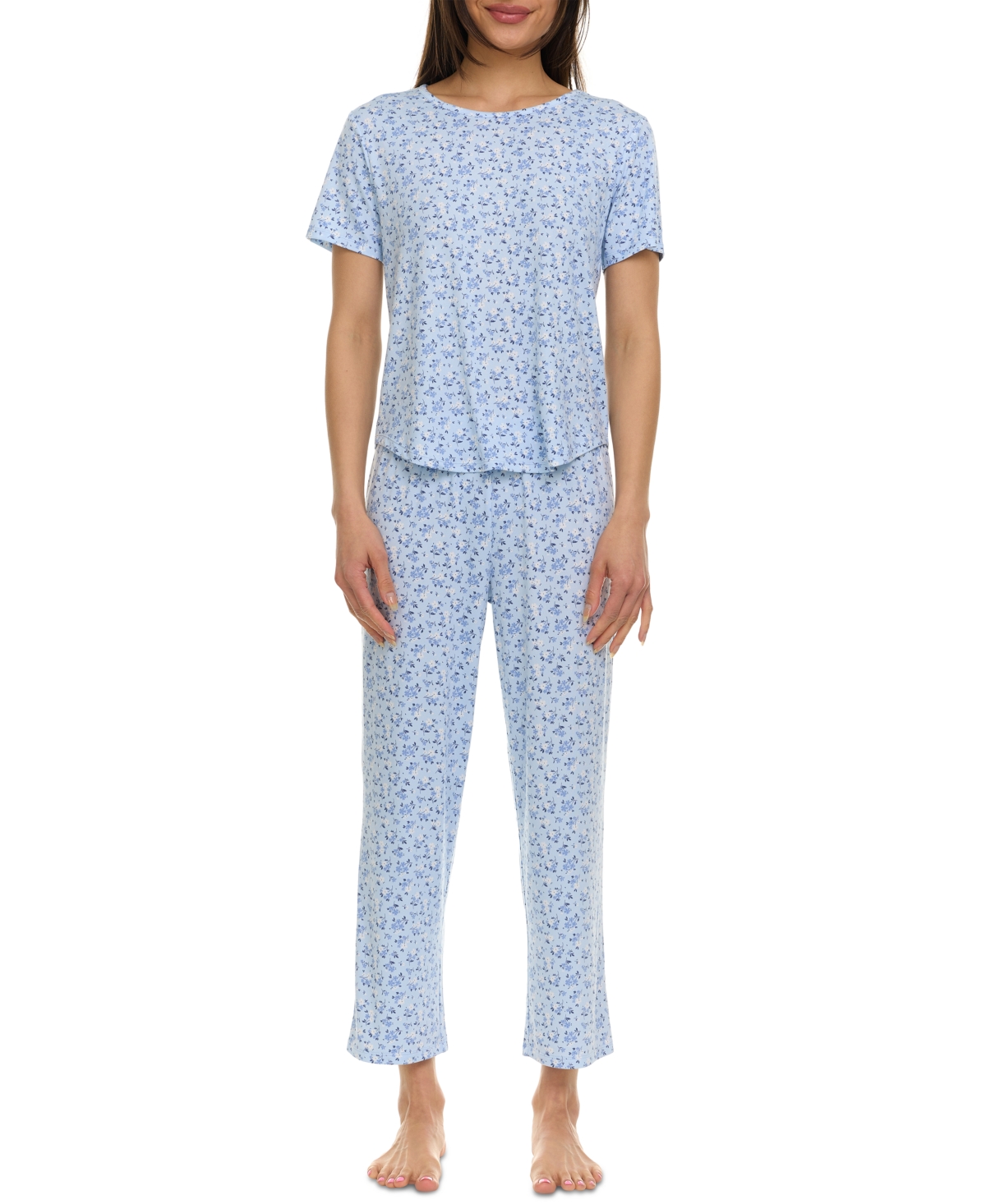 Women's 2-Pc. Jody Floral Pajamas Set - Brght Pink