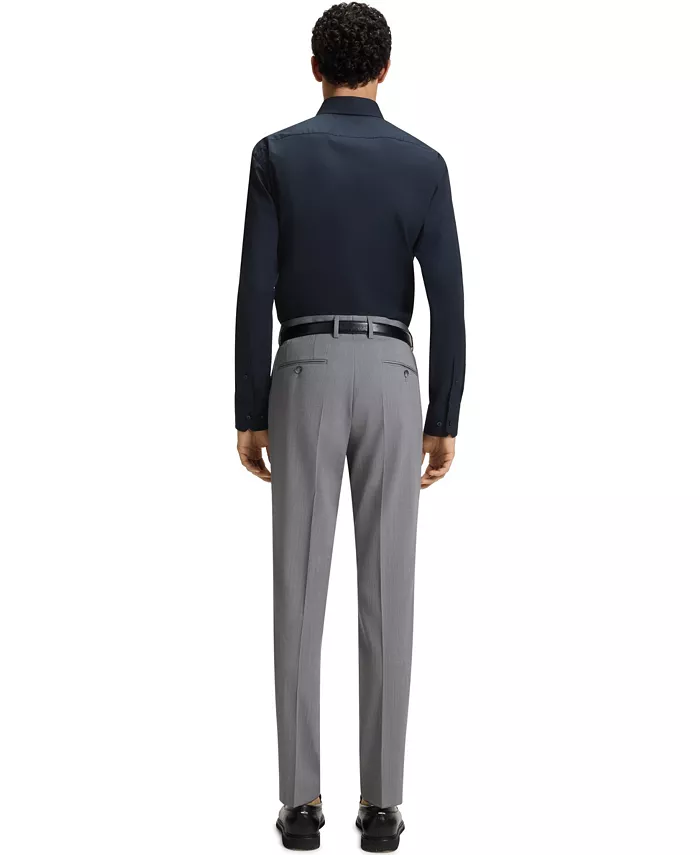Men's Stretch-Cotton Poplin Regular-Fit Dress Shirt - thumbnail 2