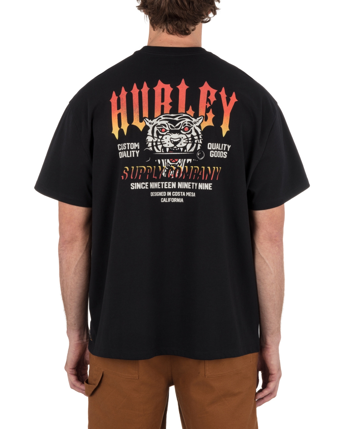 Hurley Men's Forged Short Sleeve T-shirt In Black