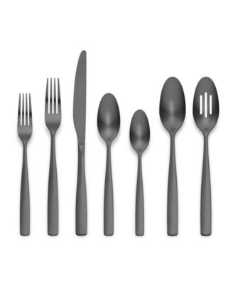 Kaede 42-Pc. Flatware Set with Wire Caddy, Service for 8