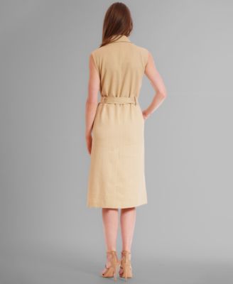 Women's Sleeveless A-line Jacket Dress