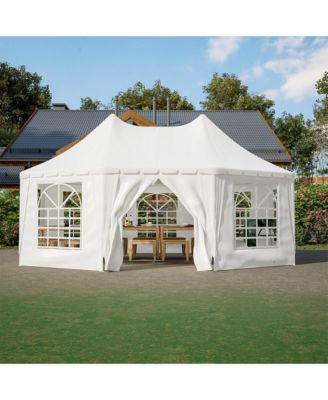 20x15 FT Heavy Duty Party Tent - White Wedding & Event Shelter
