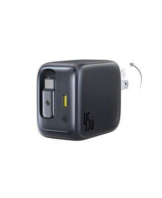 Baseus Enercore with Single Retractable USB-C Cable Charger 45W