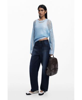 Women's Small backpack with studded pockets