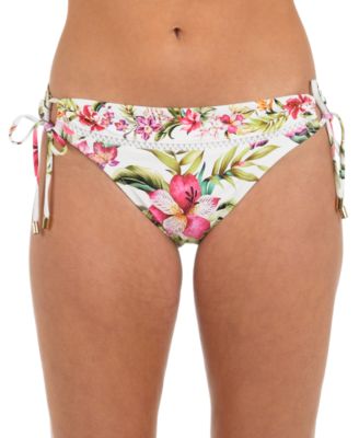La Blanca - Women's Polynesian Side-Tie Hipster Bikini Bottoms