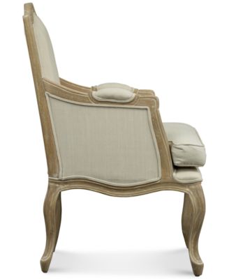 Kempler Wood Traditional French Accent Chair