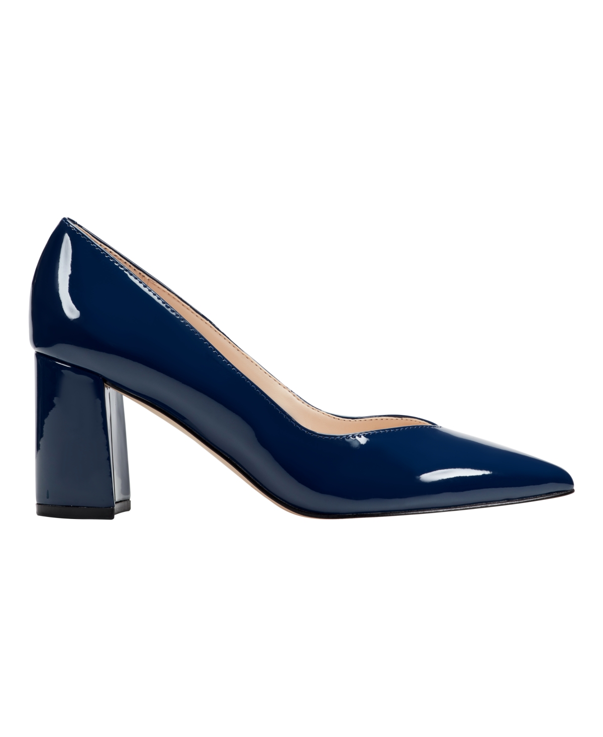 Marc Fisher Women's Caitlin Slip-on Block Heel Pumps In Blue