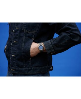 Eco-Drive Men's Zenshin Silver-Tone Super Titanium Bracelet Watch 39mm