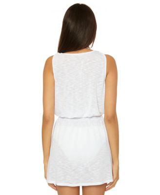 Women's Breezy Basics Slub Knit Tunic Swim Cover-Up 