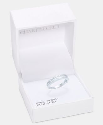 Charter Club - Cubic Zirconia Band Ring