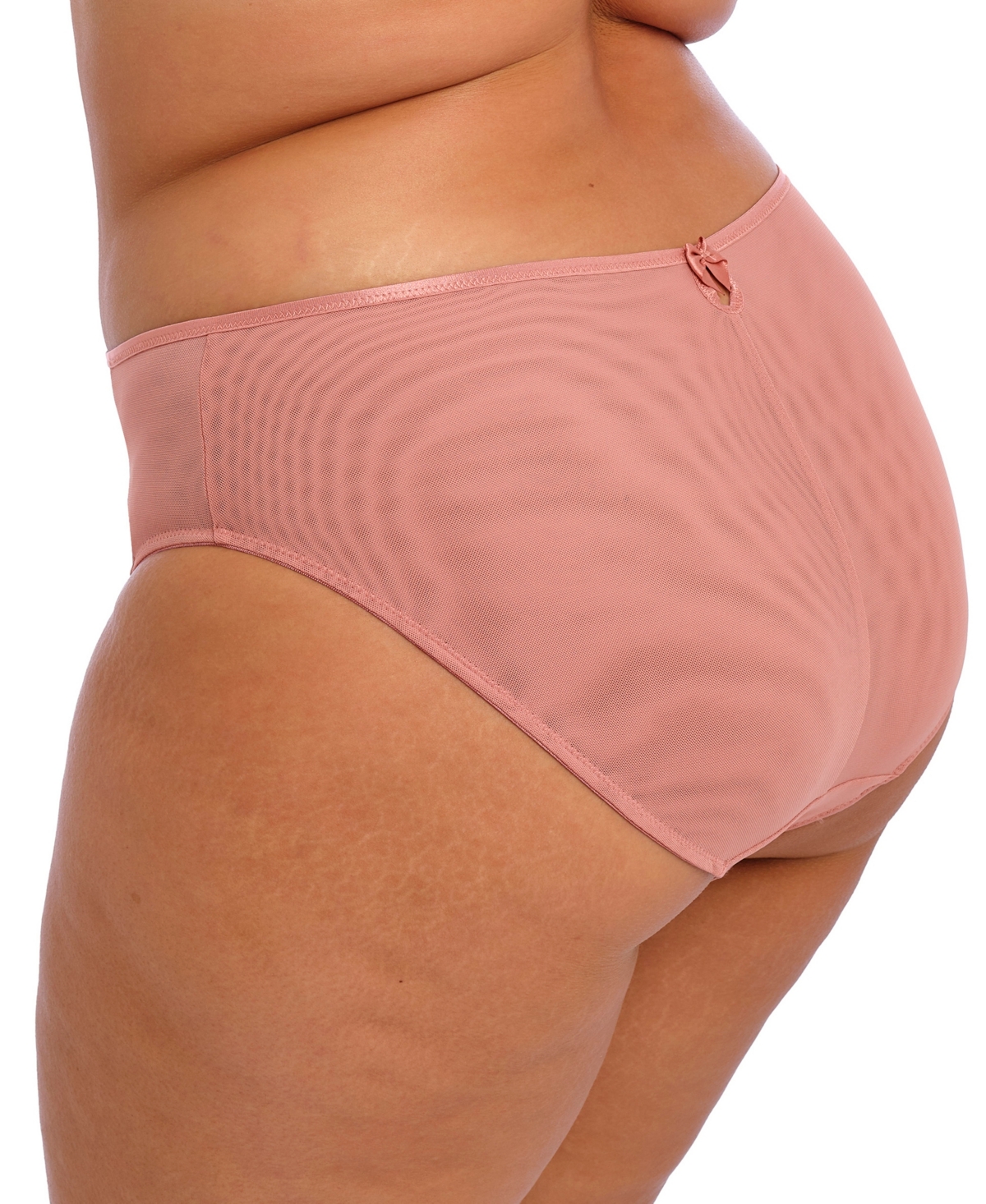 Elomi Plus Size Teagan High Leg Brief Underwear In Pink