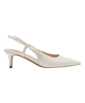 Women's Alilac Bow Slingback Kitten Heel Pumps