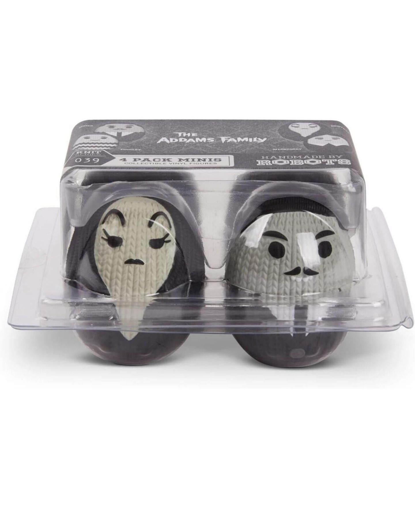 Детские фигурки Handmade By Robots The Addams Family Mini Egg 4-Pack Collectible Figures, Ages 14+ — фото 2