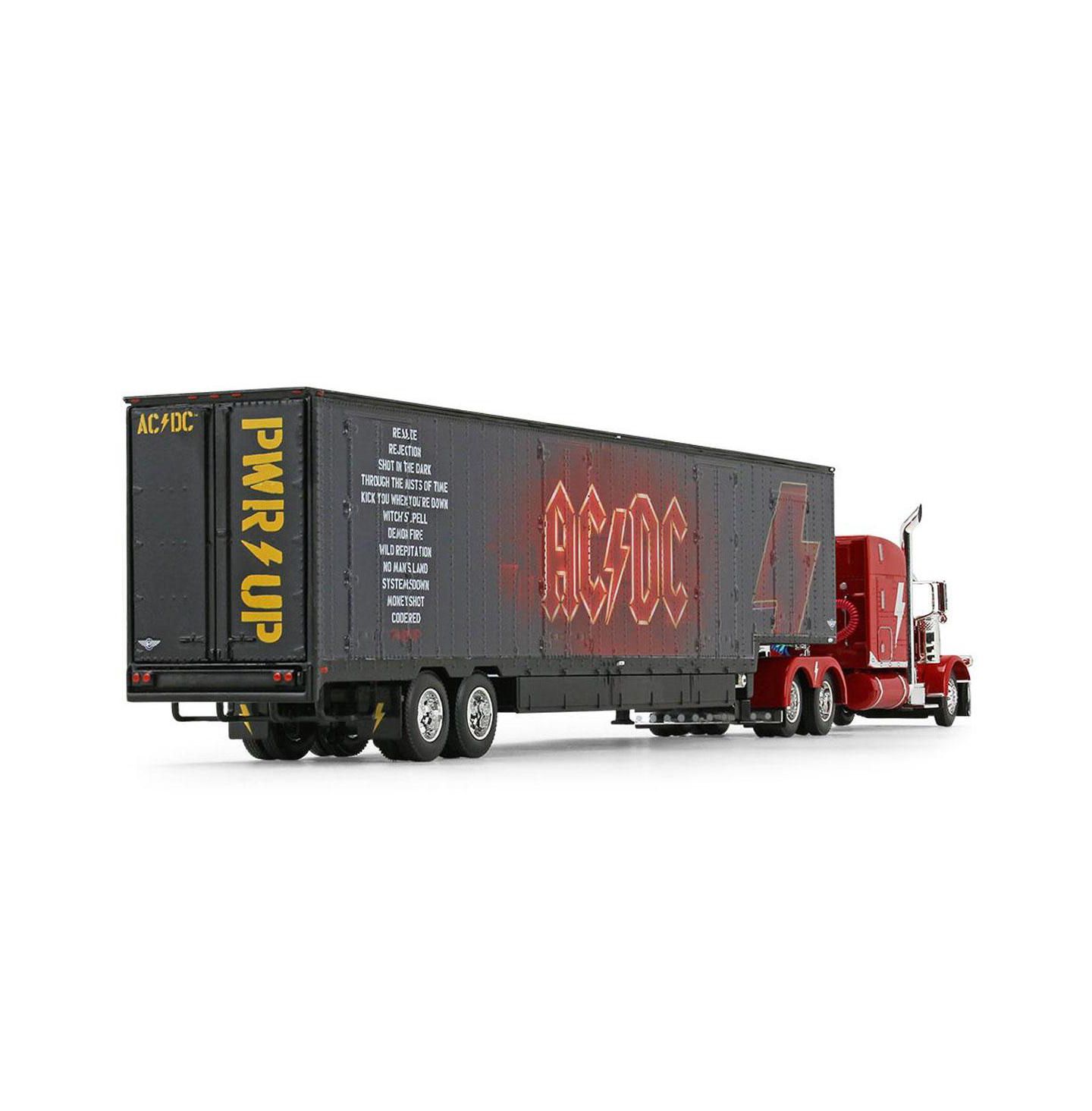 Детская игрушка First Gear 1/64 Scale AC/DC Power Up Peterbilt Model 389 Die-Cast Semi Truck with Trailer — фото 2