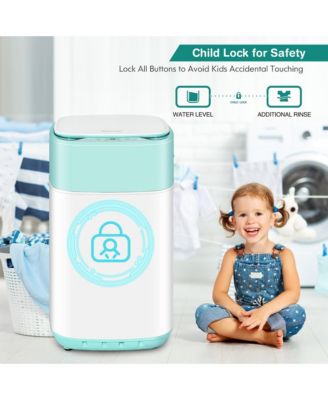 8lbs Portable Fully Automatic Washing Machine W/ Drain Pump