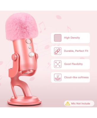 Gaming USB Microphone k66p and d65p Furry Cover Bundle