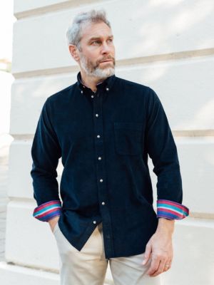 Men's Regular Fit Corduroy Shirt