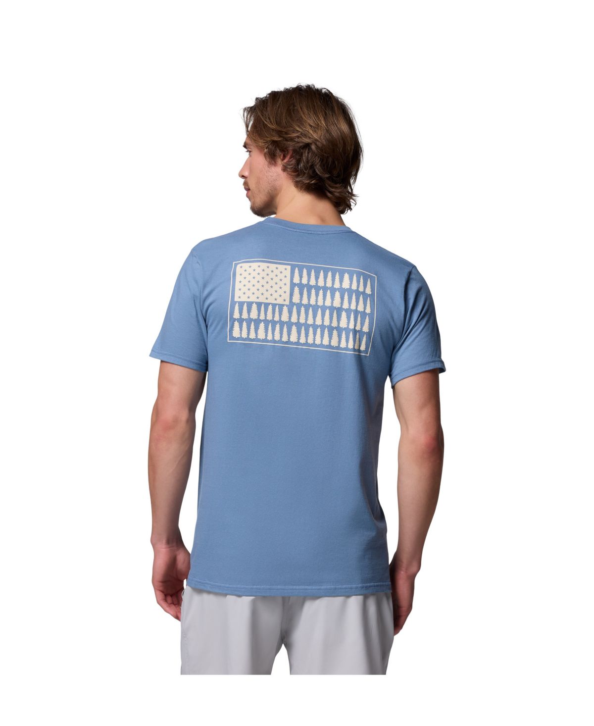 Мужская футболка с изображением древовидного флага