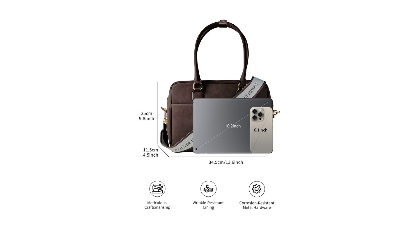 Женская сумка Victoria Hyde London Margaret L Handbag Top Zipper Travel, цвет: Коричневый — фото 7
