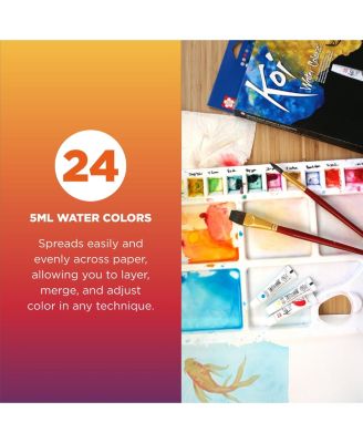 Koi Watercolor, 24 Colors