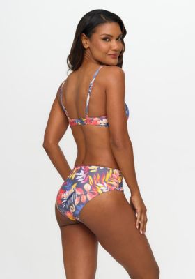 Women's Floral Pattern Push Up Bikini Swimsuit Top Bra Sizing