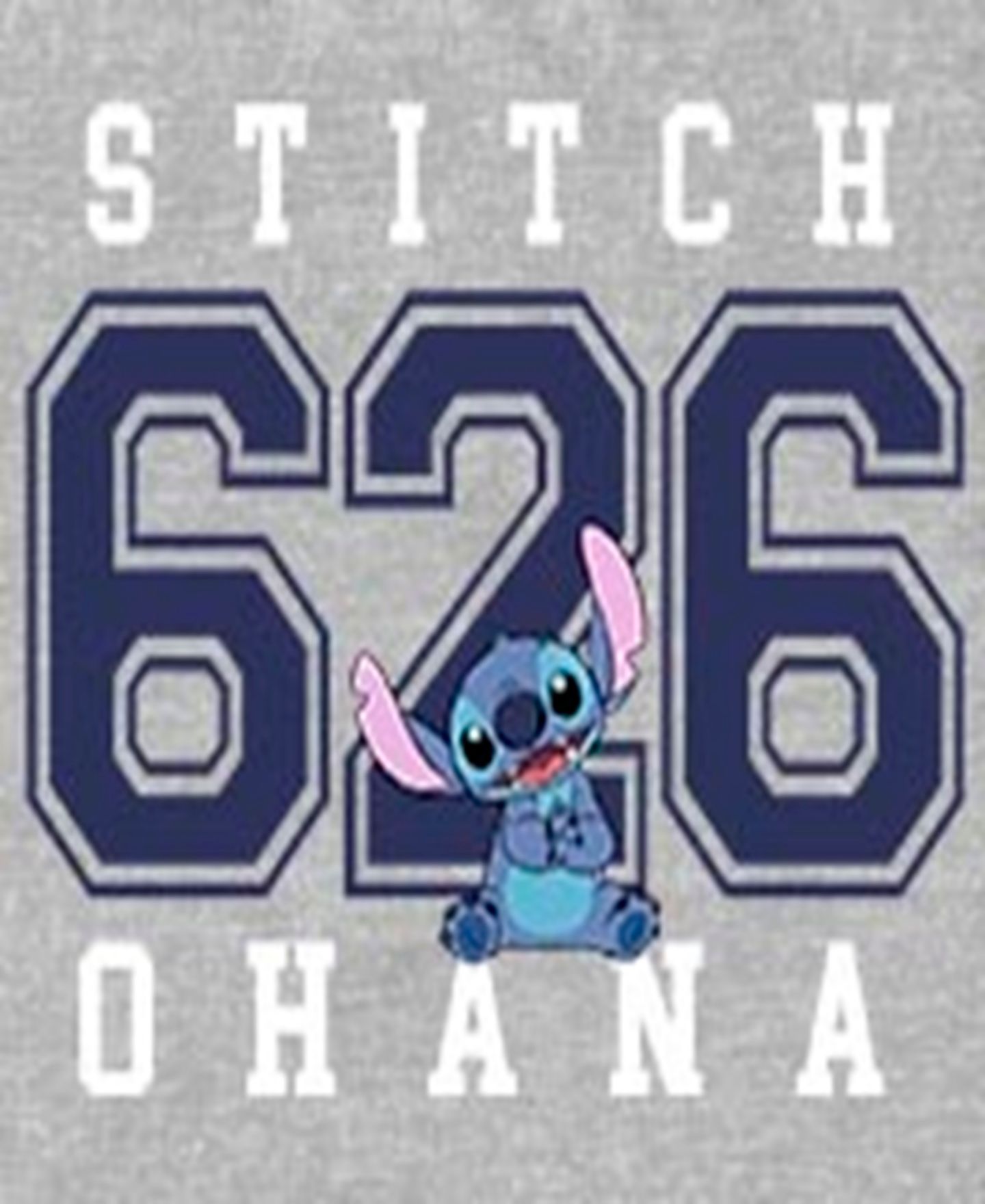 Мужская футболка Lilo Stitch Stitch Ohana Short Sleeve, цвет: Меланжевый — фото 3