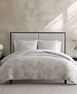 Vera Wang Roses Cotton Jacquard 3-Pc. Comforter Set, King - Macy's