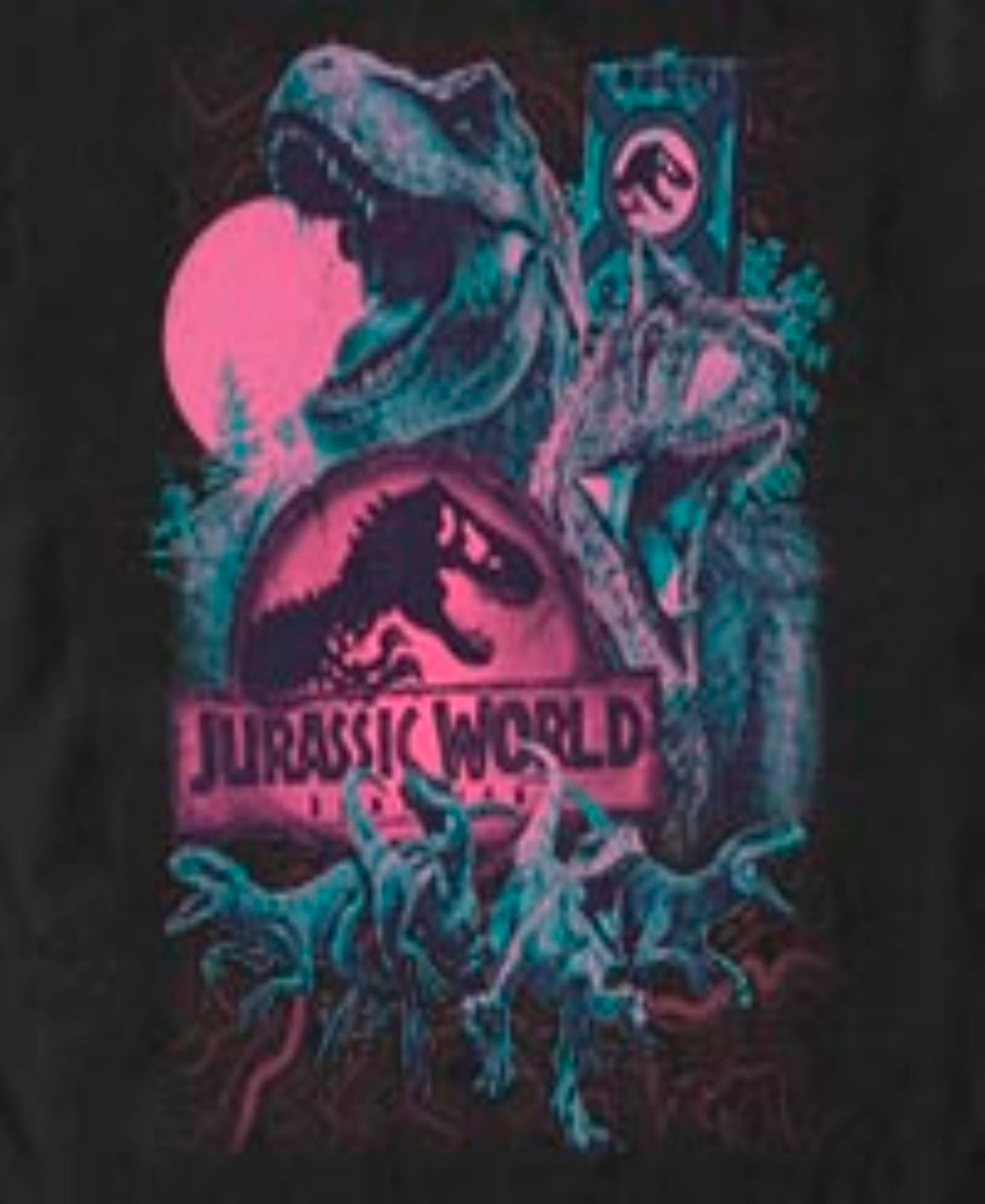 Мужская футболка Fifth Sun Horror Dinos Short Sleeve, цвет: Чёрный — фото 3
