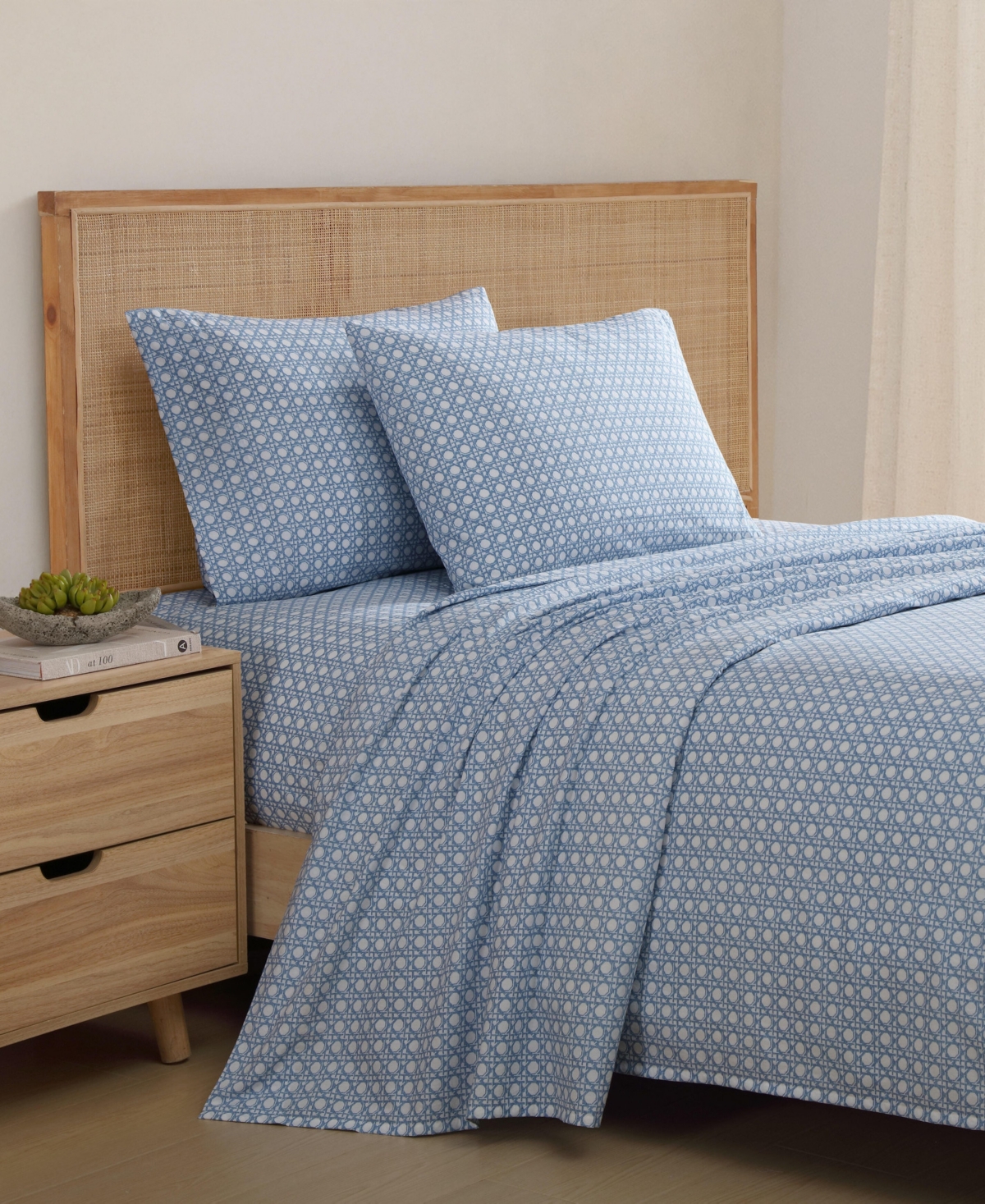Tommy Bahama Home Cotton Percale 4 Piece Sheet Set