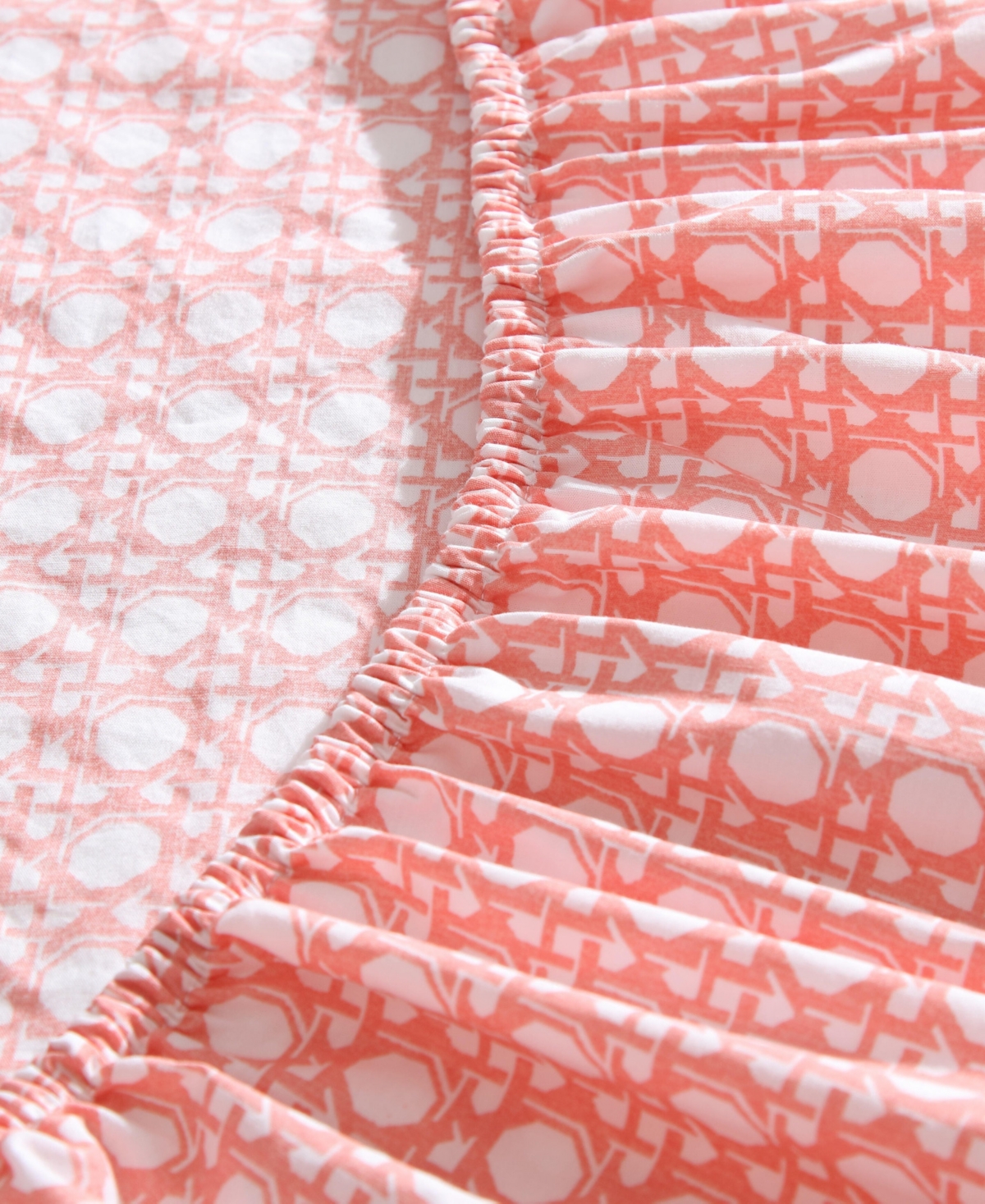 Tommy Bahama Home Cotton Percale 4 Piece Sheet Set, Queen In Orange